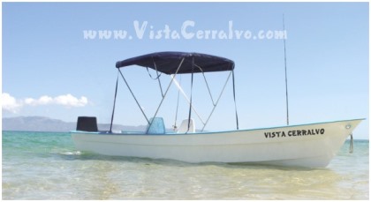 Panga Fishing Las Arenas La Paz Baja Mexico